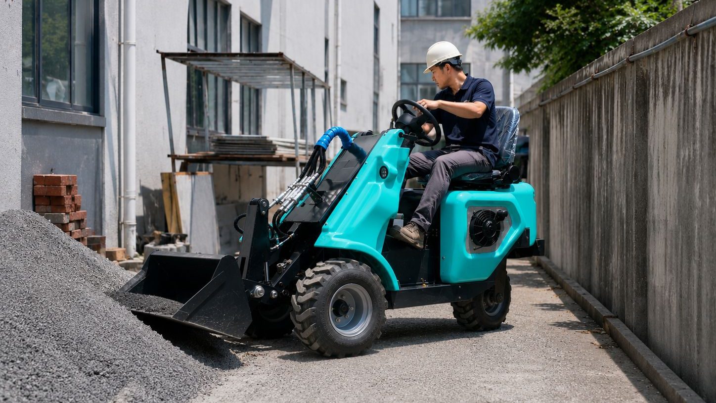 NusLoader NL-15 Compact Loader for light-duty support on small off-road worksites